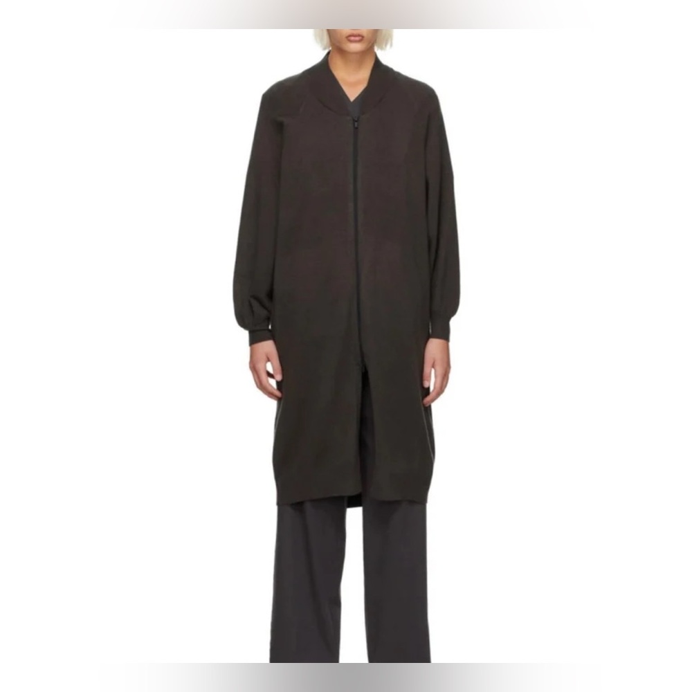 Essentials by Fear of God Black Knit Long Jacket